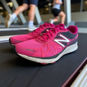 New Balance Vazee Pace Running Shoes Sneakers WPACEKM Pink Gray Women's 8.5 B